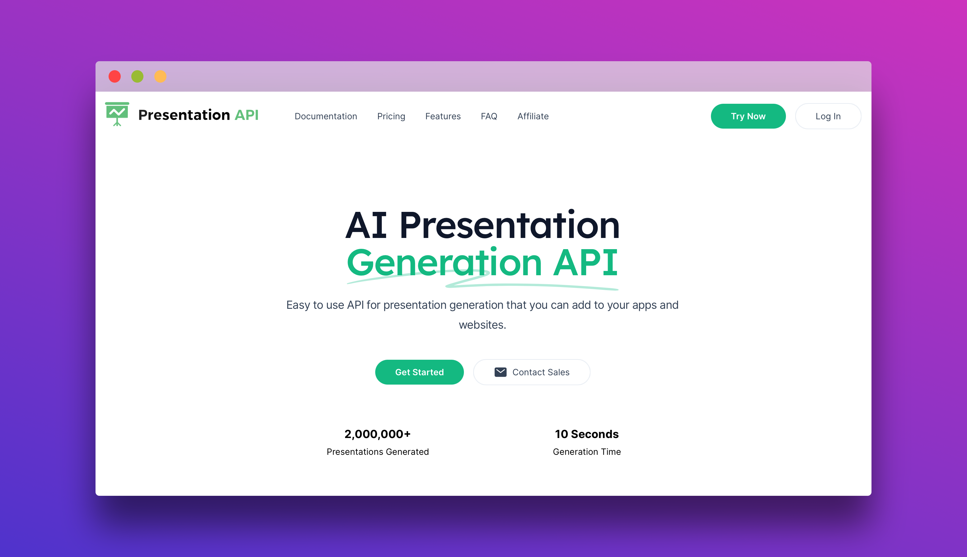 Presentation API cover