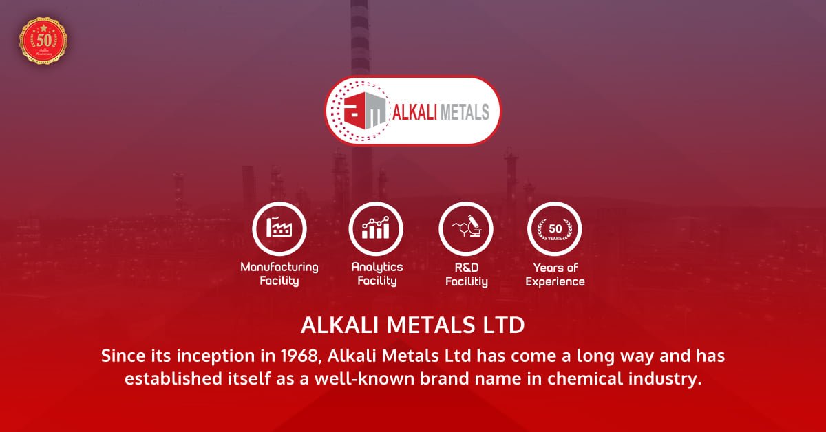 Industrial chemical suppliers | Alkali Metals cover