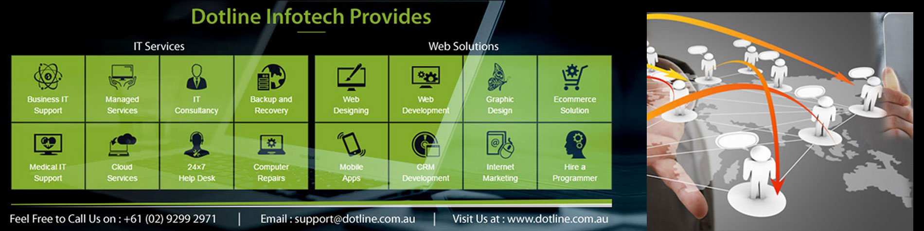 Dotline Infotech an IT Support Company in Sydney cover