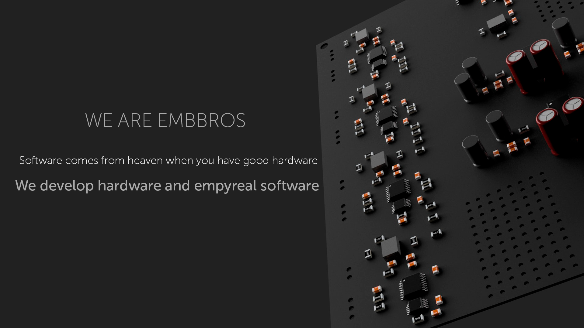 Embbros systems cover