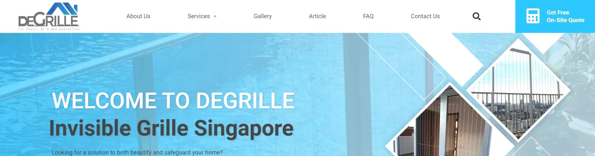 Degrille Invisible Grille Singapore cover