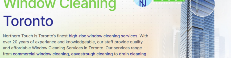 Northern Touch - High Rise Window Cleaning Toronto cover