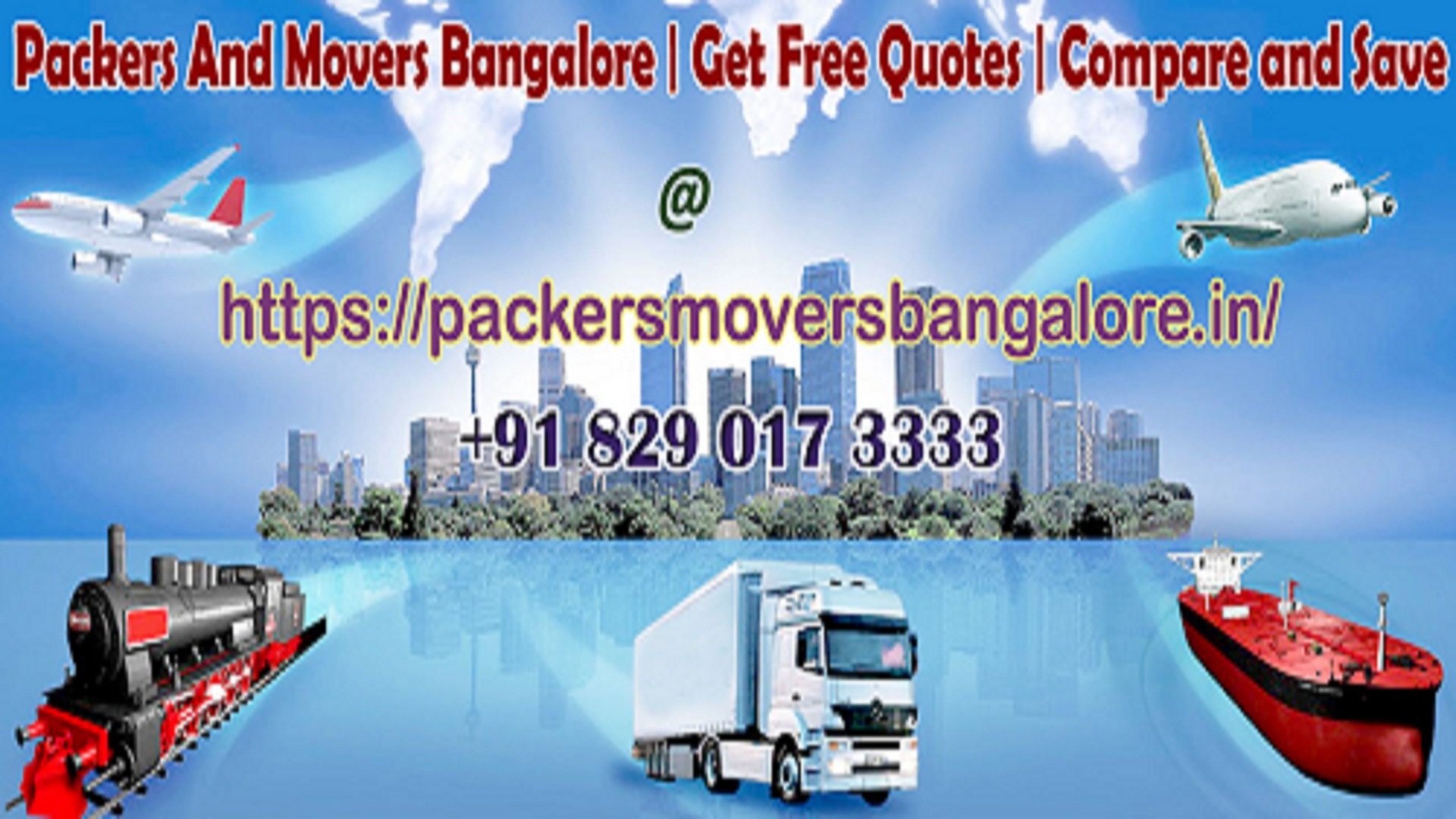 Packers And Movers Bangalore | Get Free Quotes | Compare and Save cover