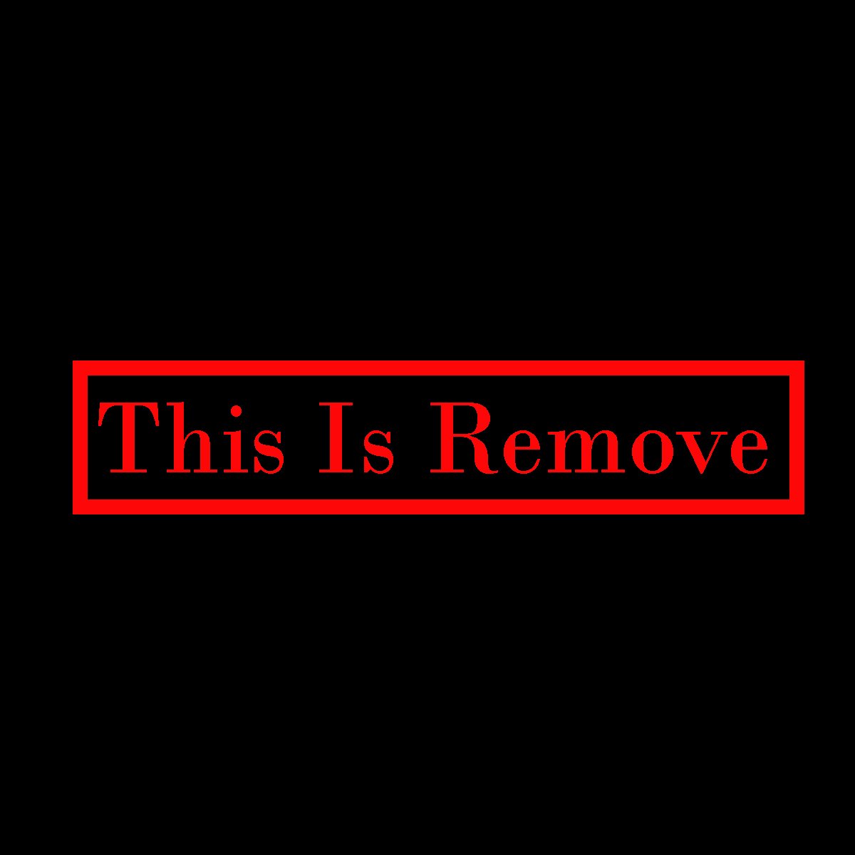 This is remove cover