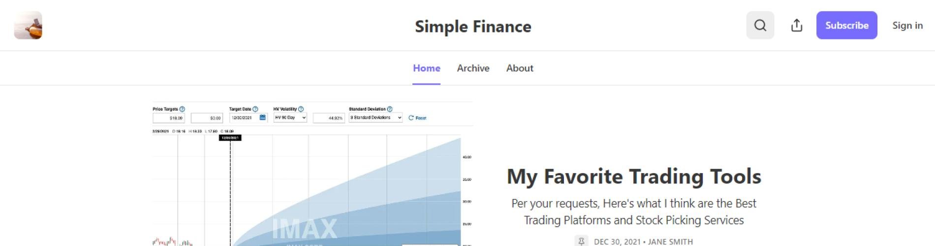 Simple Finance cover