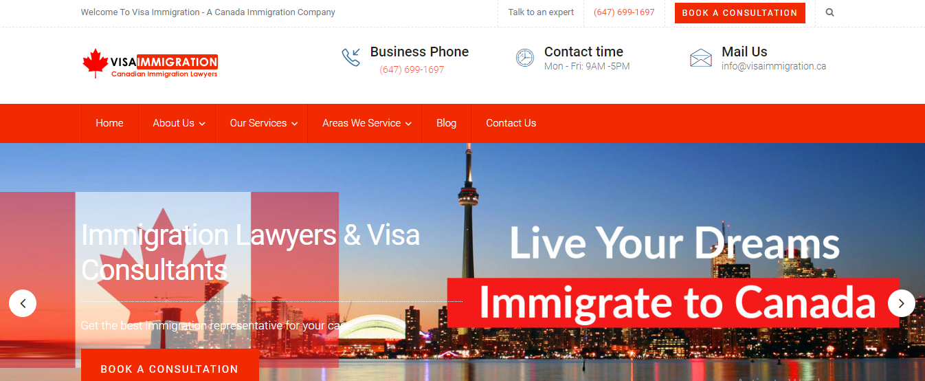 Visa Immigration Lawyer Toronto Firm cover image