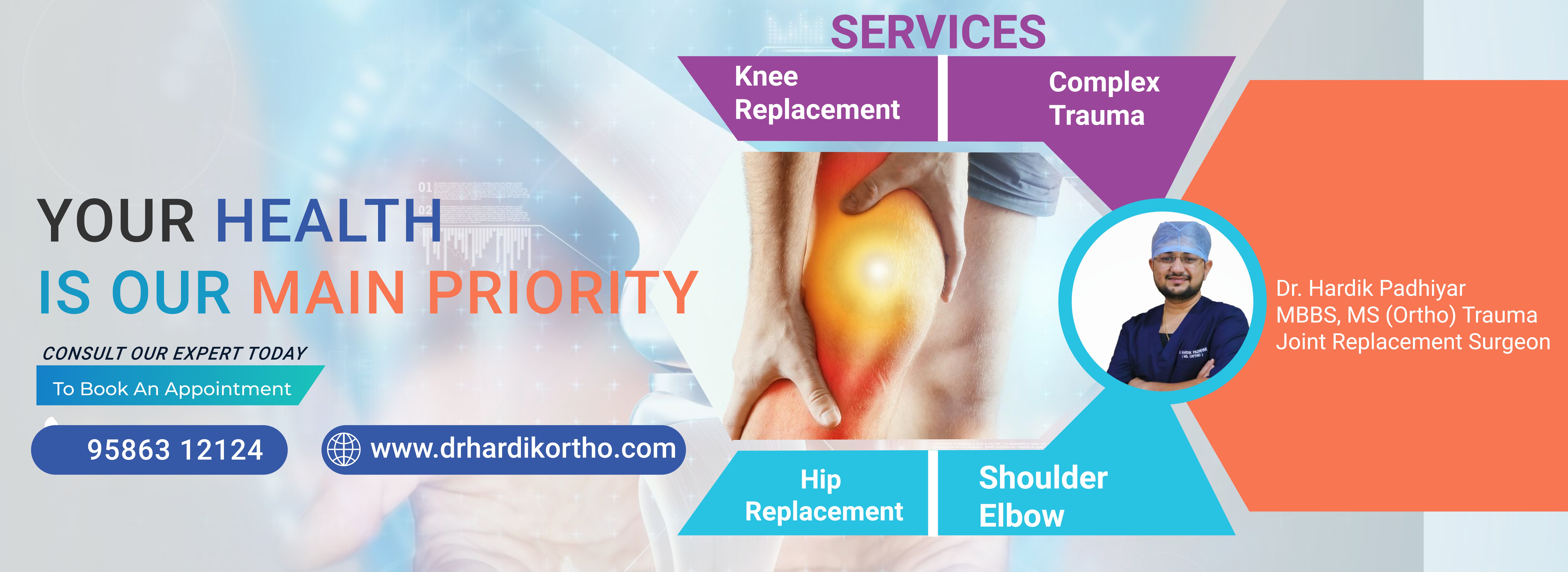 Dr. Hardik Padhiyar - Best Orthopedic Surgeon cover