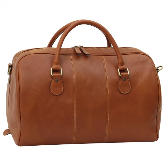 Old angler discount leather duffle bag