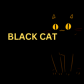 Black cat CCTV Camera logo image