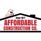 Affordable Construction Co logo image