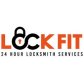 LockFit Evesham Locksmiths logo image